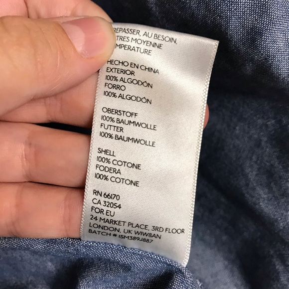 URBAN OUTFITTERS CPO Navy Military Raincoat Jacket - Picture 11 of 11